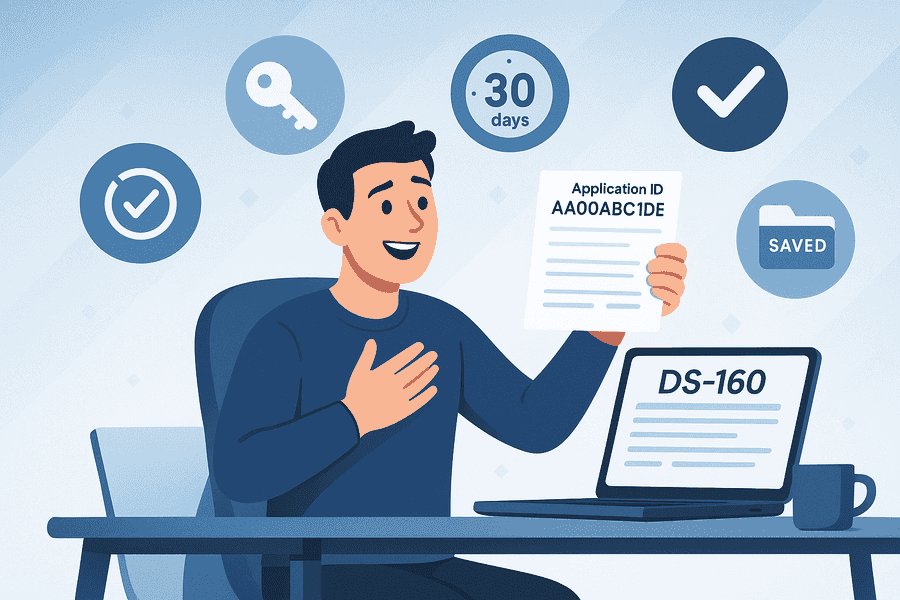 Lost DS-160 Application ID? Complete Recovery & Prevention Guide (2024-2025)